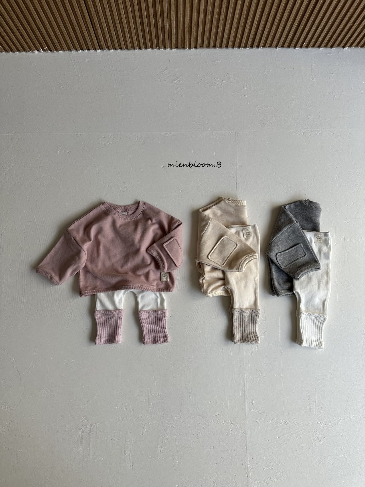 Mienbloom B - Korean Baby Fashion - #babyboutiqueclothing - Bebe Square Bbang Sweatshirt - 4