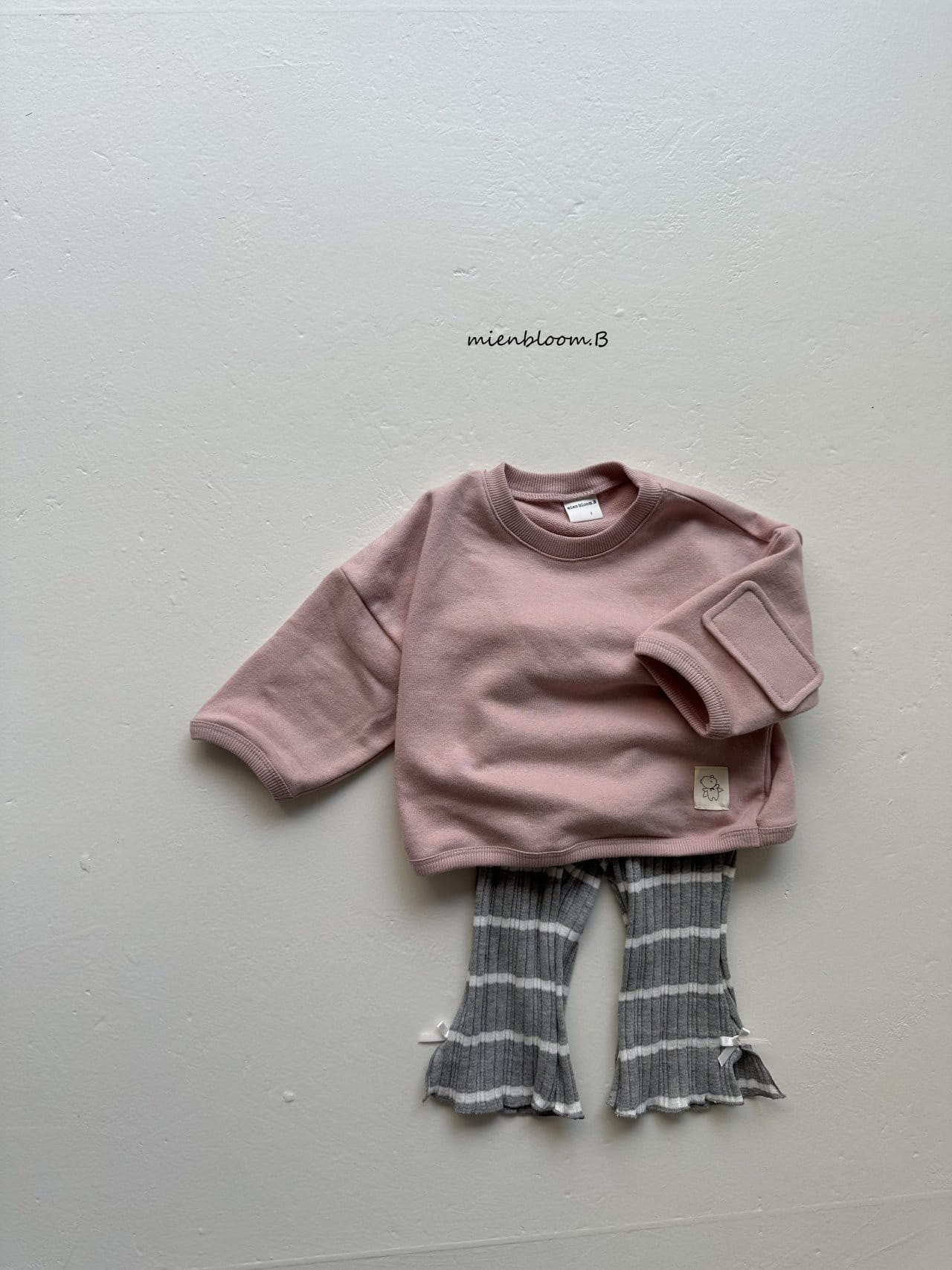 Mienbloom B - Korean Baby Fashion - #babyfashion - Bebe Square Bbang Sweatshirt - 5