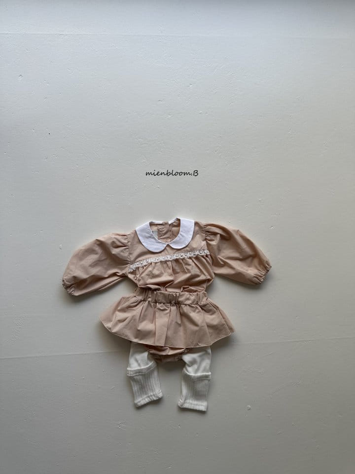 Mienbloom B - Korean Baby Fashion - #babyfashion - Bebe Glory Blanc Blouse - 8