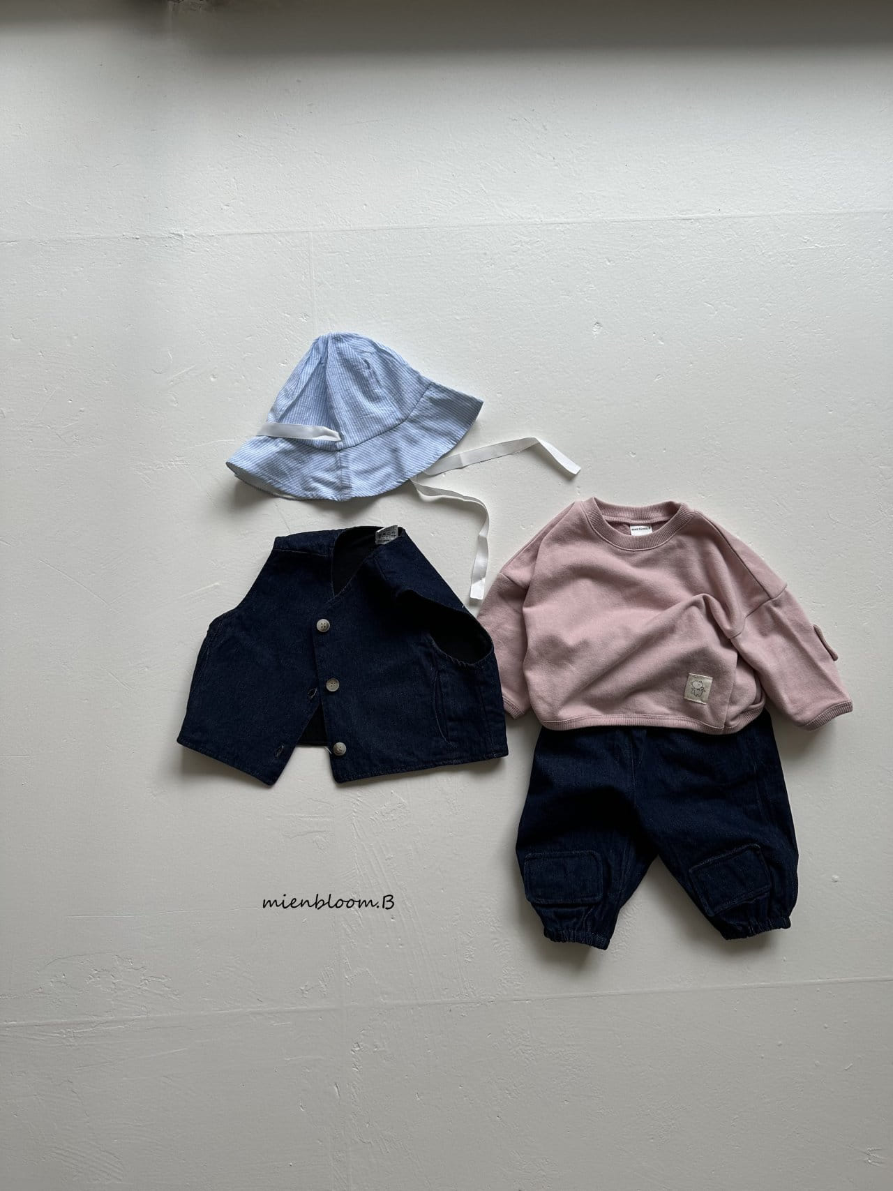 Mienbloom B - Korean Baby Fashion - #babyfever - Bebe Square Bbang Sweatshirt - 6