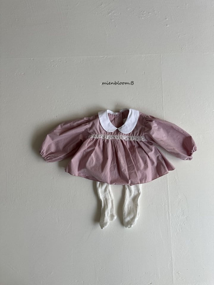 Mienbloom B - Korean Baby Fashion - #babygirlfashion - Bebe Glory Blanc Blouse - 10