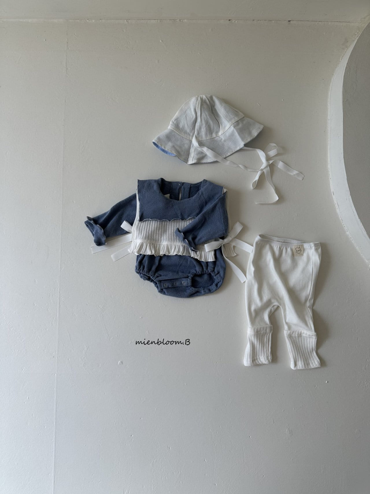 Mienbloom B - Korean Baby Fashion - #babyoninstagram - Bebe I Sailor Body Suit - 5