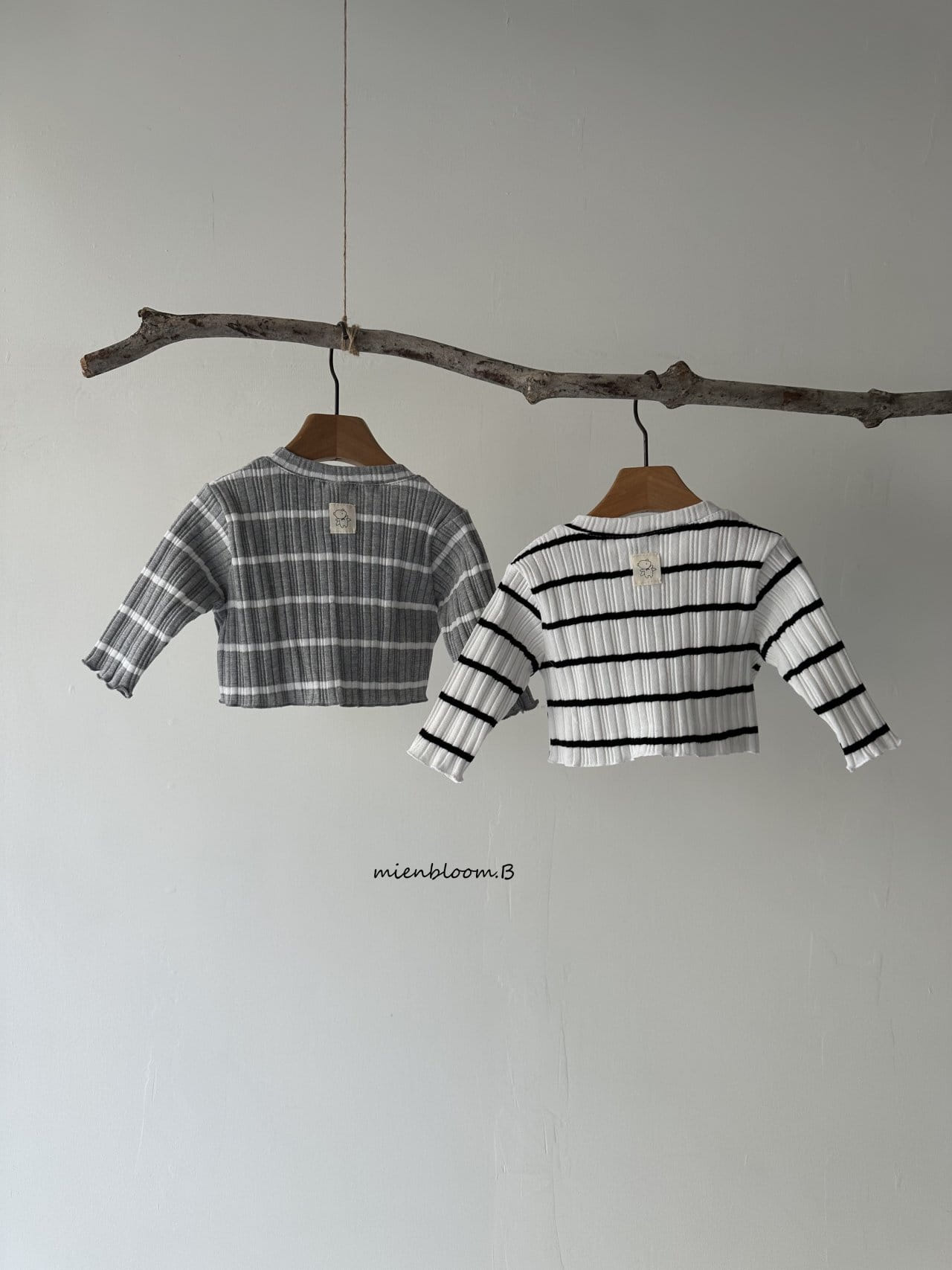 Mienbloom B - Korean Baby Fashion - #babylifestyle - Bebe Roa Rib Cardigan - 4
