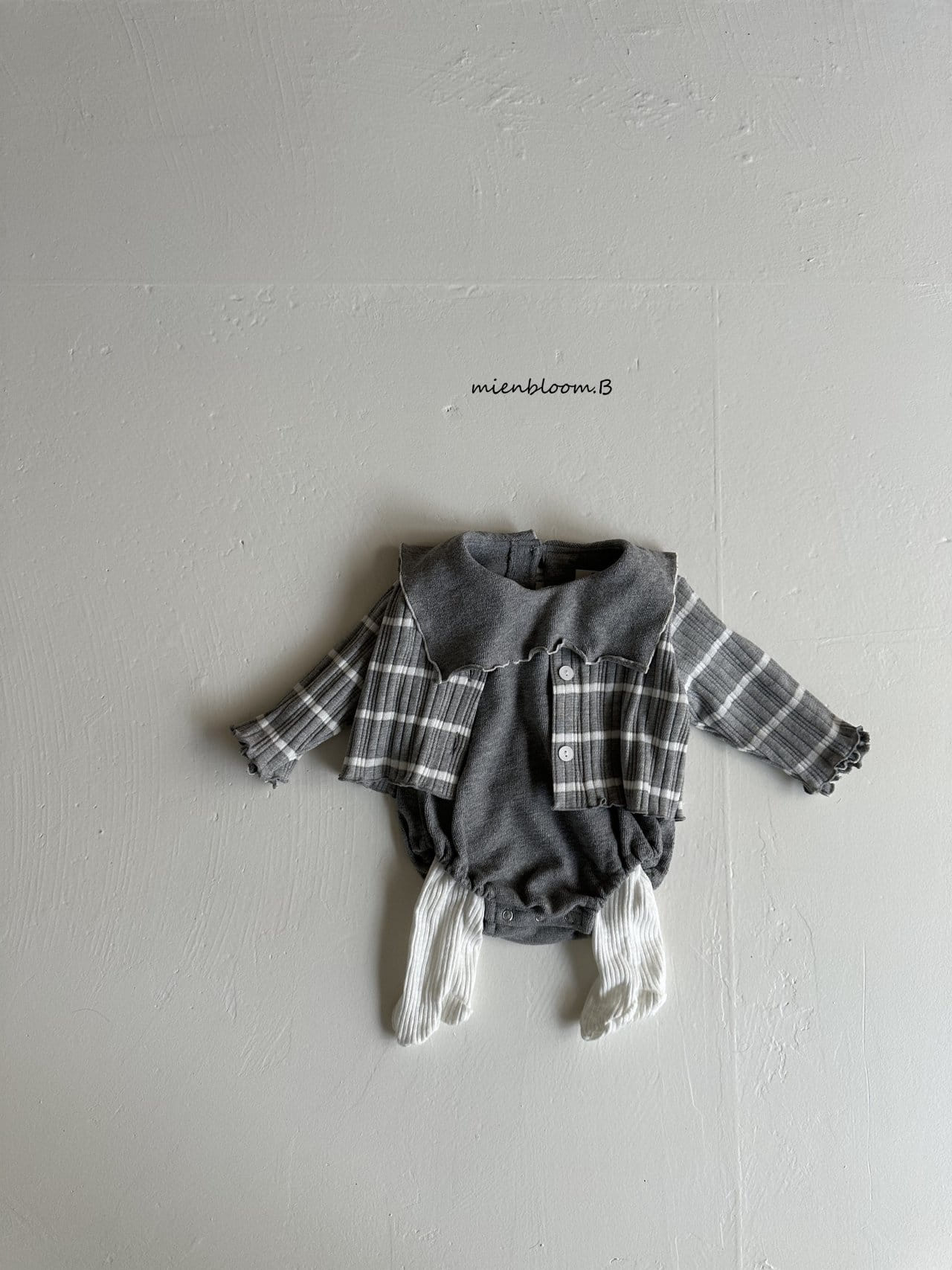 Mienbloom B - Korean Baby Fashion - #babyootd - Bebe I Sailor Body Suit - 6