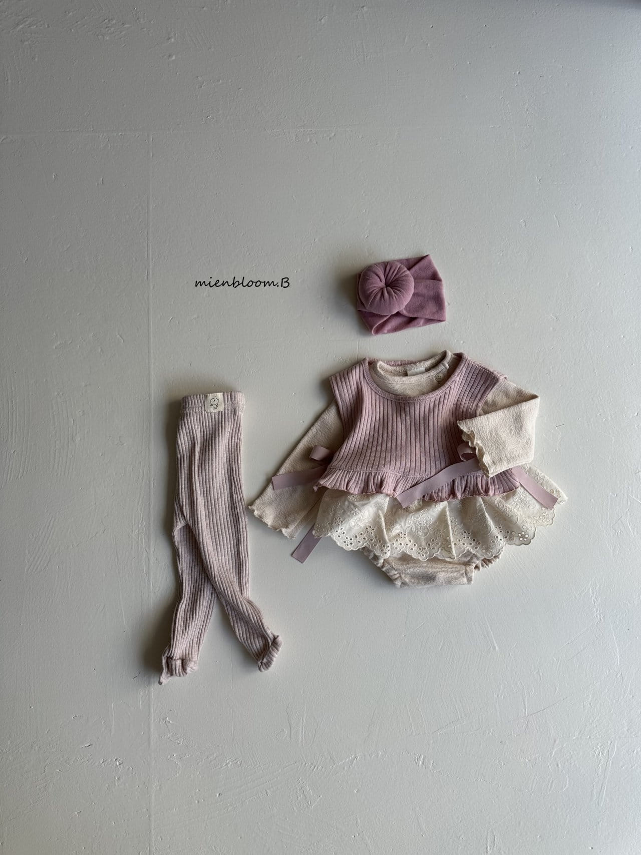 Mienbloom B - Korean Baby Fashion - #babyootd - Bebe Shalala Body Suit - 5
