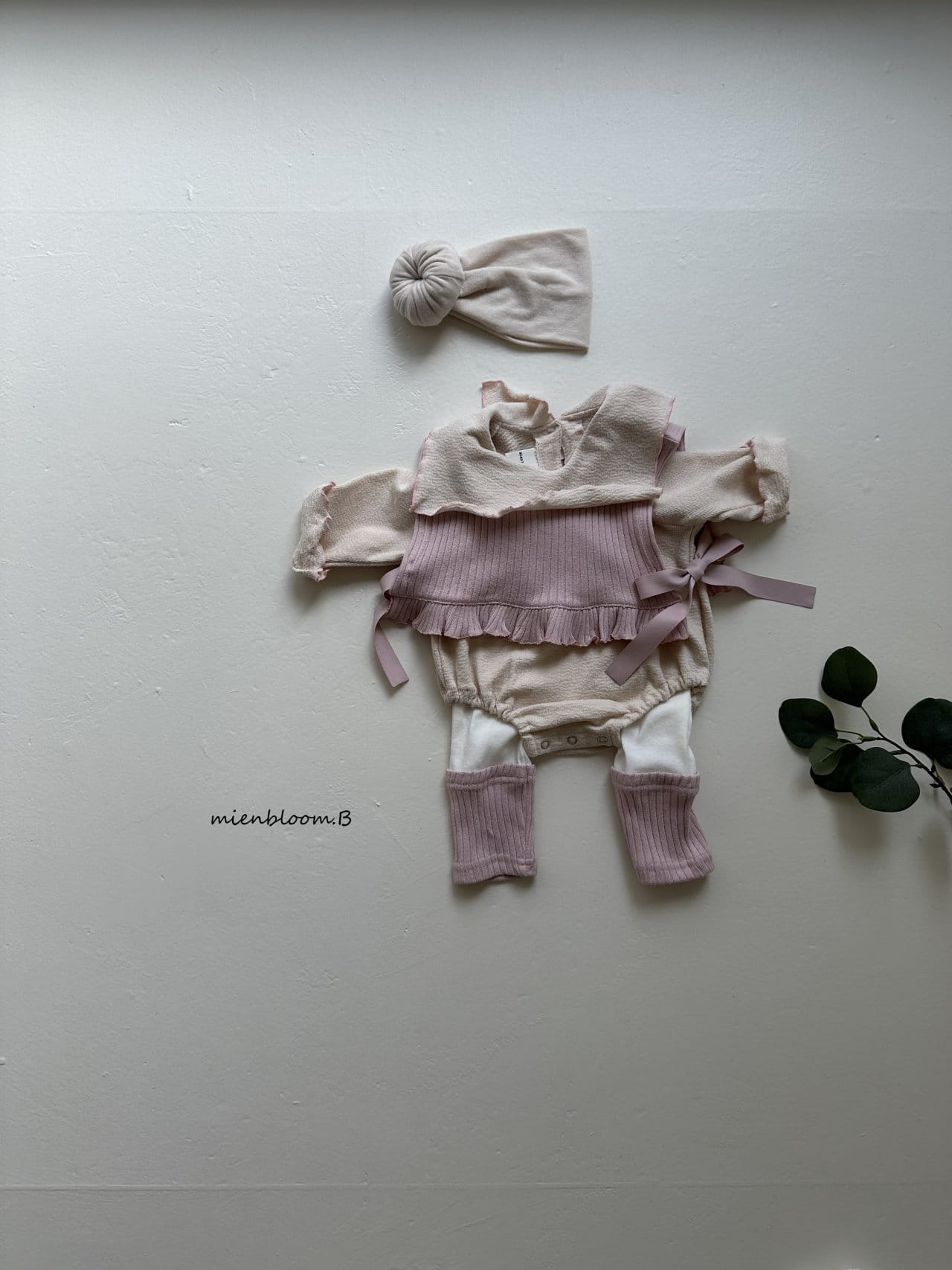 Mienbloom B - Korean Baby Fashion - #babyoutfit - Bebe I Sailor Body Suit - 7