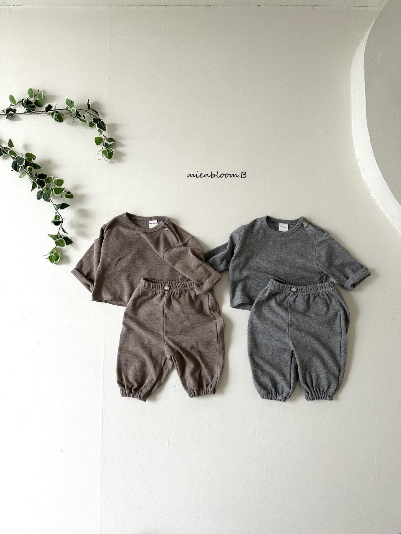 Mienbloom B - Korean Baby Fashion - #babyootd - Bebe Eddy Pants - 4