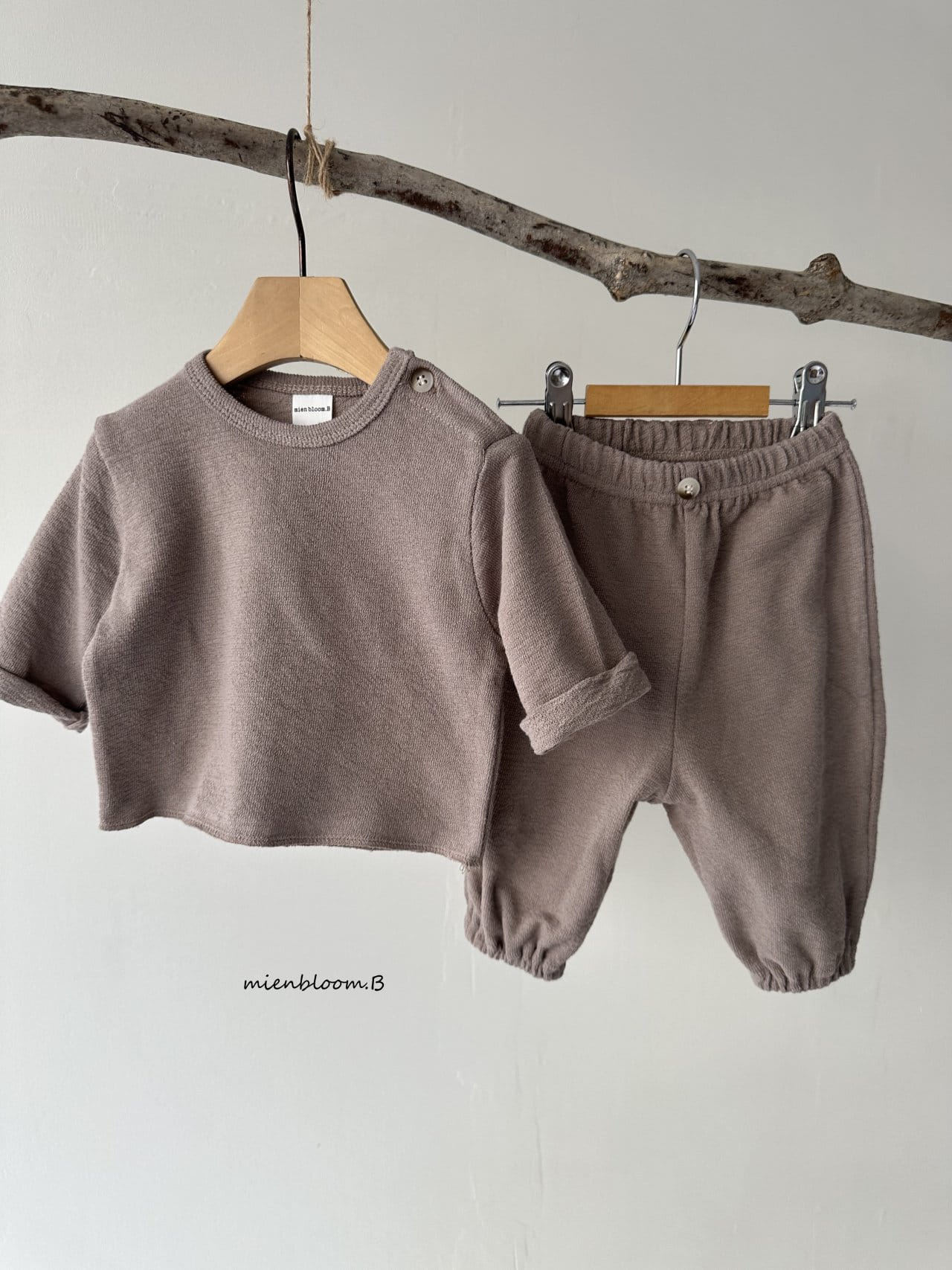 Mienbloom B - Korean Baby Fashion - #babyoutfit - Bebe Eddy Tee - 4