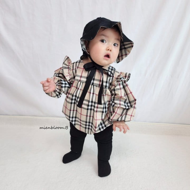 Mienbloom B - Korean Baby Fashion - #babyoutfit - Bebe London Frill Long Sleeves Body Suit - 10