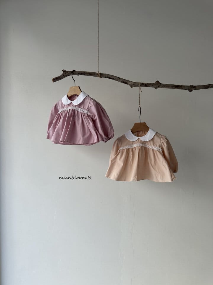 Mienbloom B - Korean Baby Fashion - #babywear - Bebe Glory Blanc Blouse
