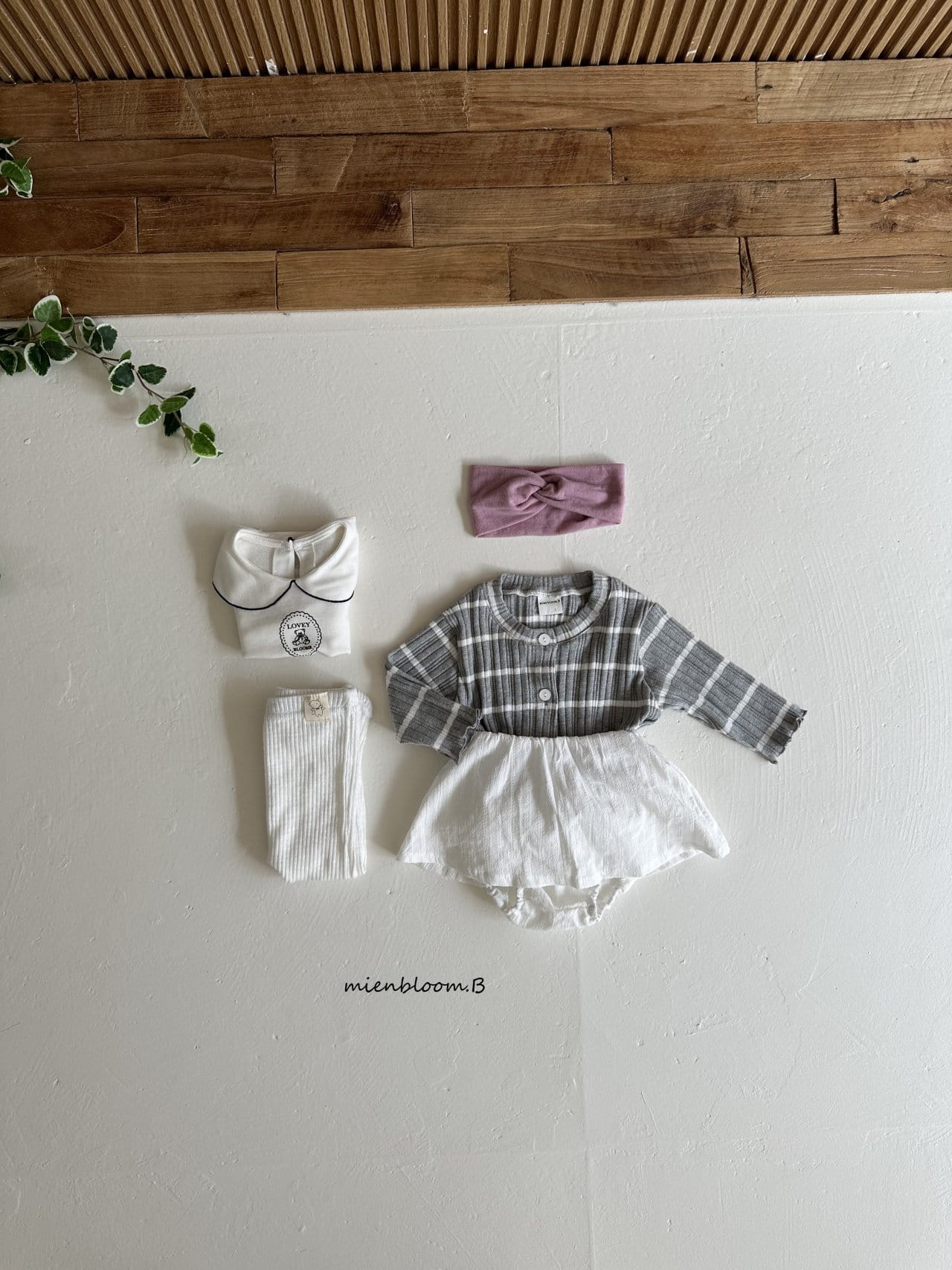 Mienbloom B - Korean Baby Fashion - #onlinebabyboutique - Bebe Lime Skirt - 5
