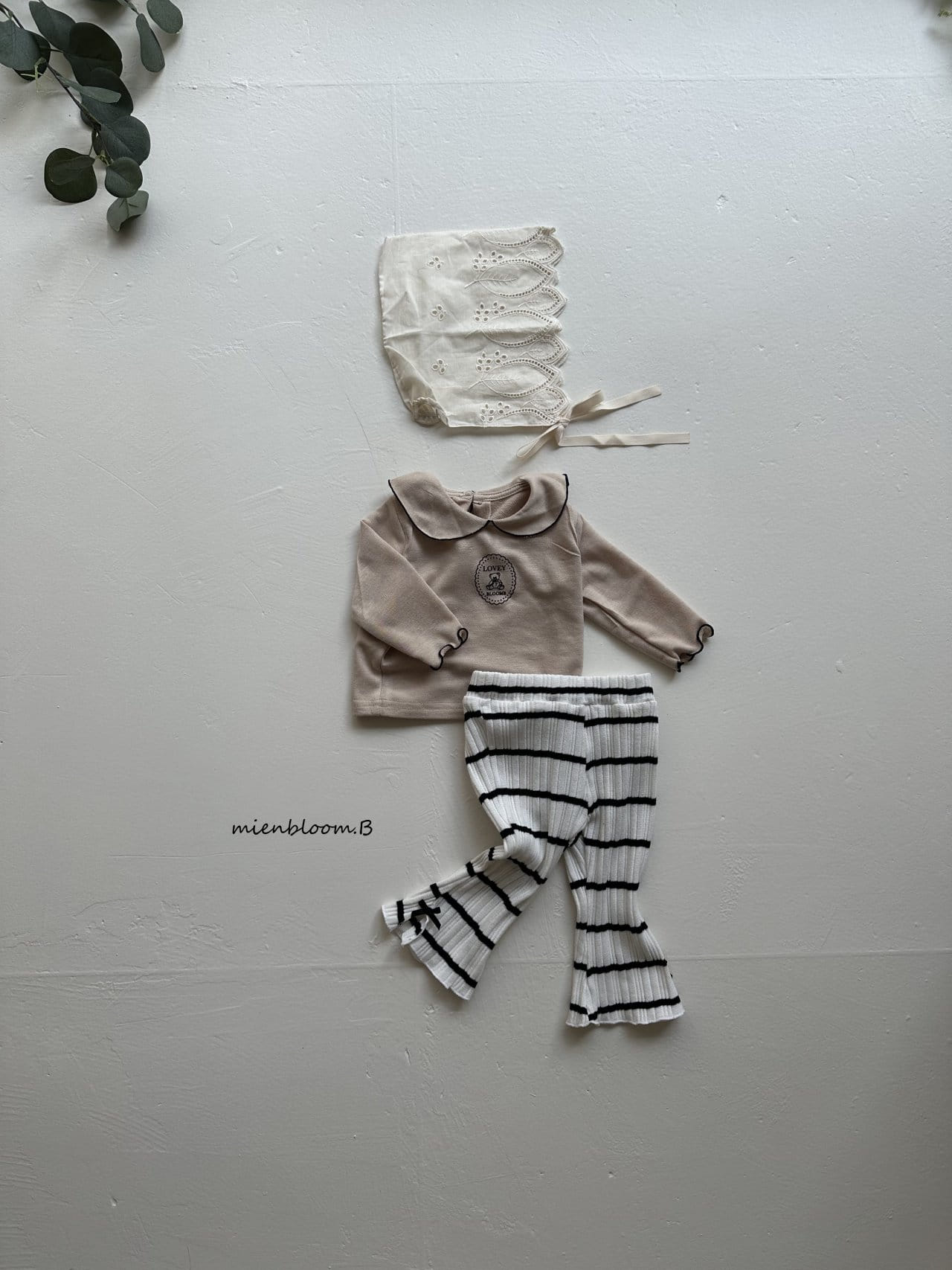Mienbloom B - Korean Baby Fashion - #onlinebabyshop - Bebe Elena Tee - 2
