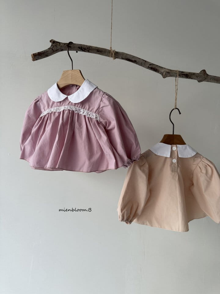 Mienbloom B - Korean Baby Fashion - #onlinebabyshop - Bebe Glory Blanc Blouse - 3