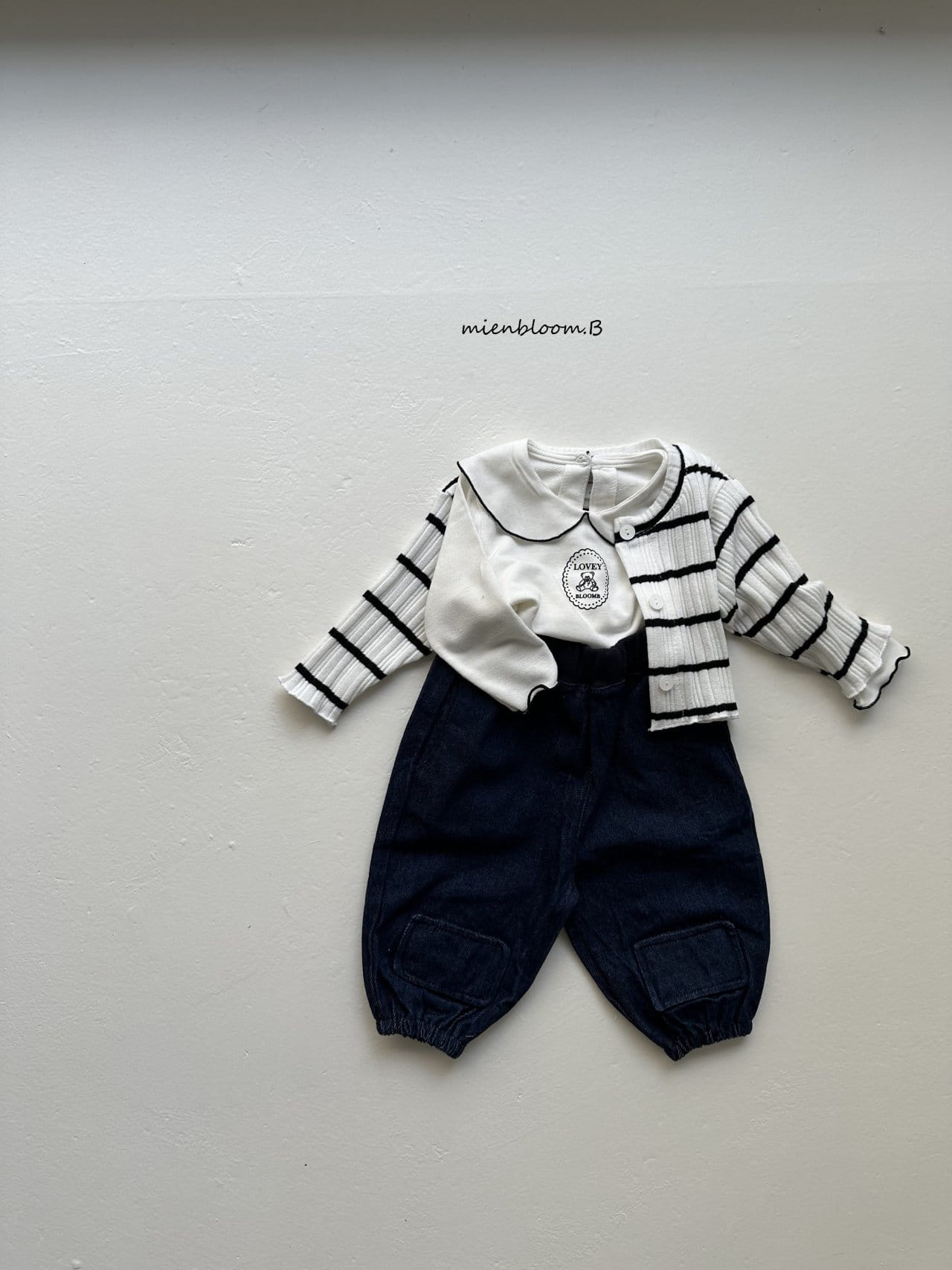 Mienbloom B - Korean Baby Fashion - #smilingbaby - Bebe Elena Tee - 3