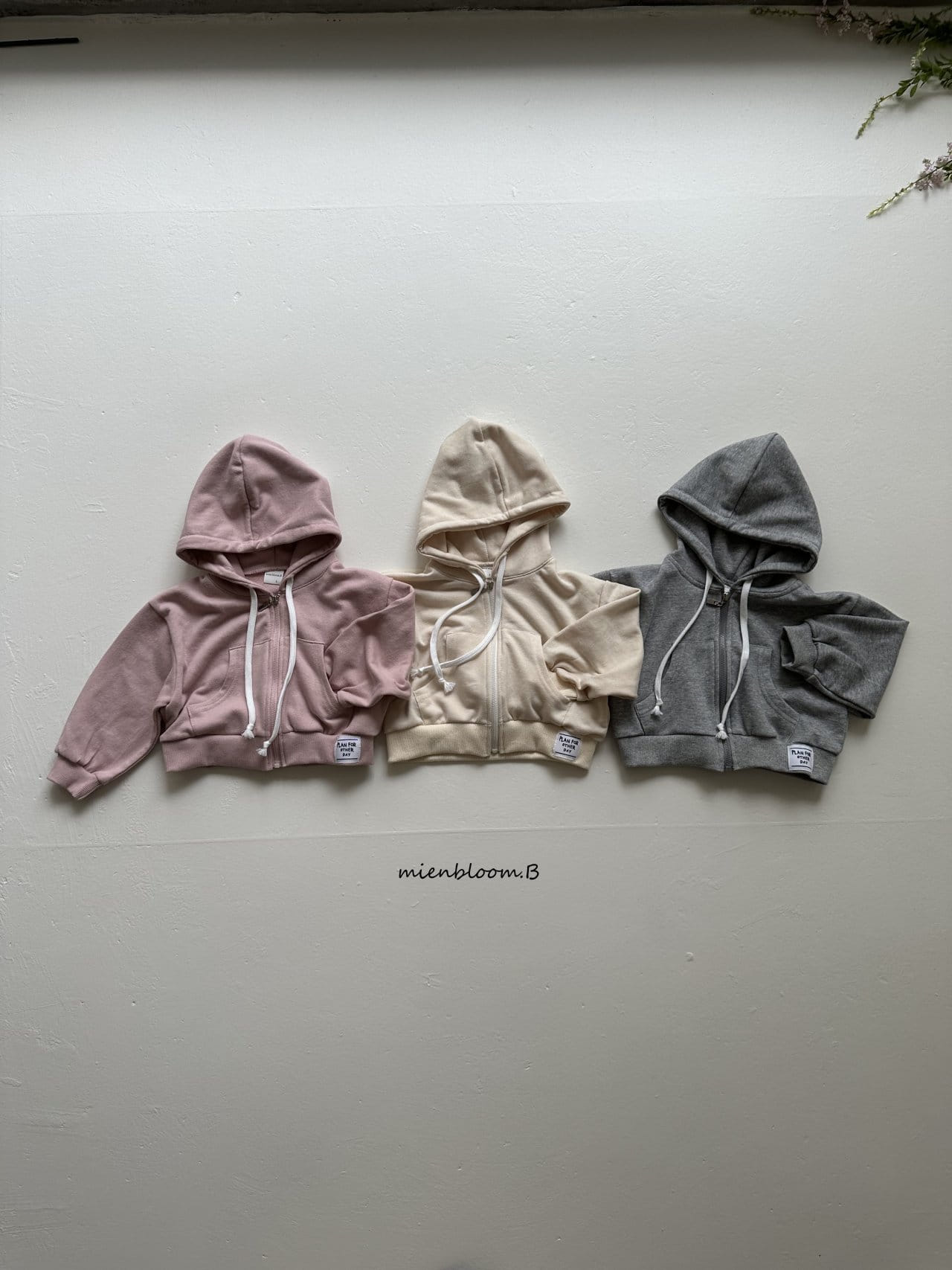 Mienbloom B - Korean Children Fashion - #childofig - Hoody Zip Up - 9