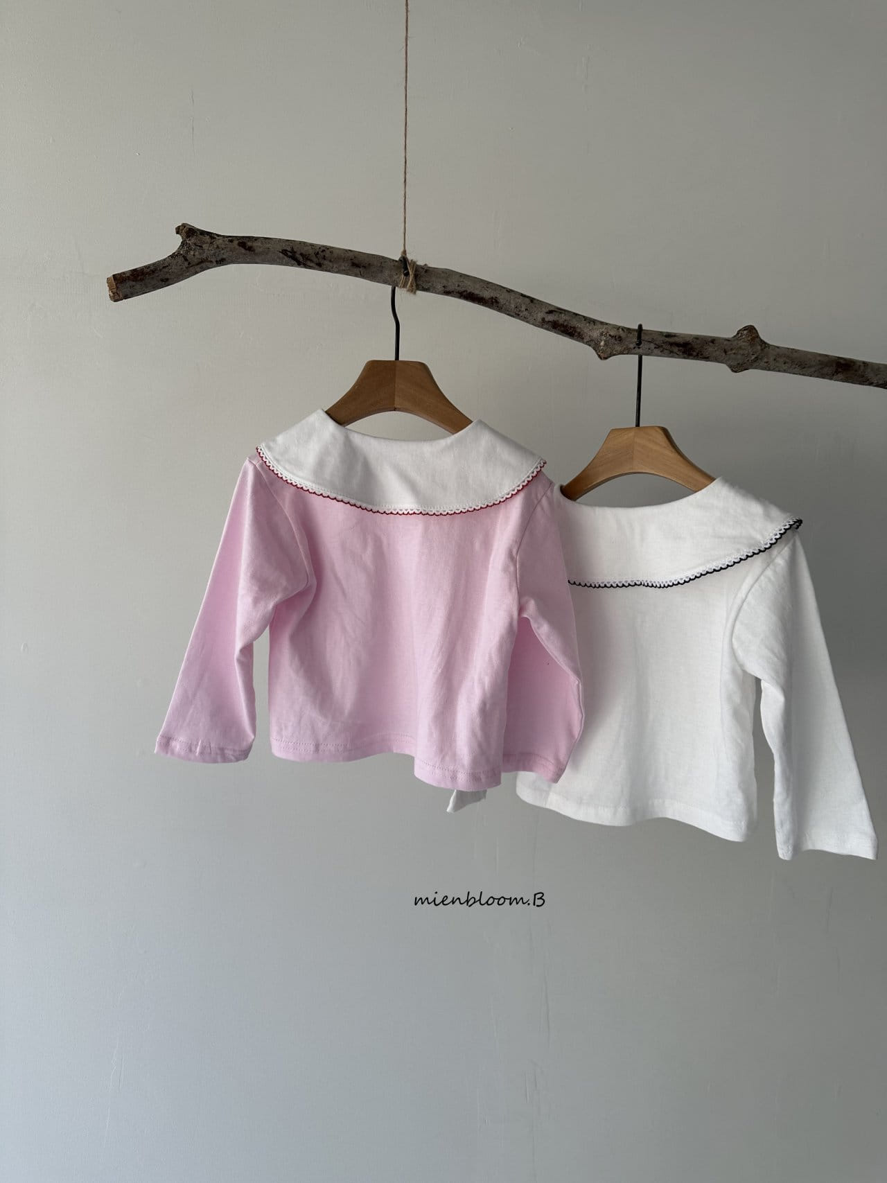 Mienbloom B - Korean Children Fashion - #childofig - Pico Collar Tee - 3