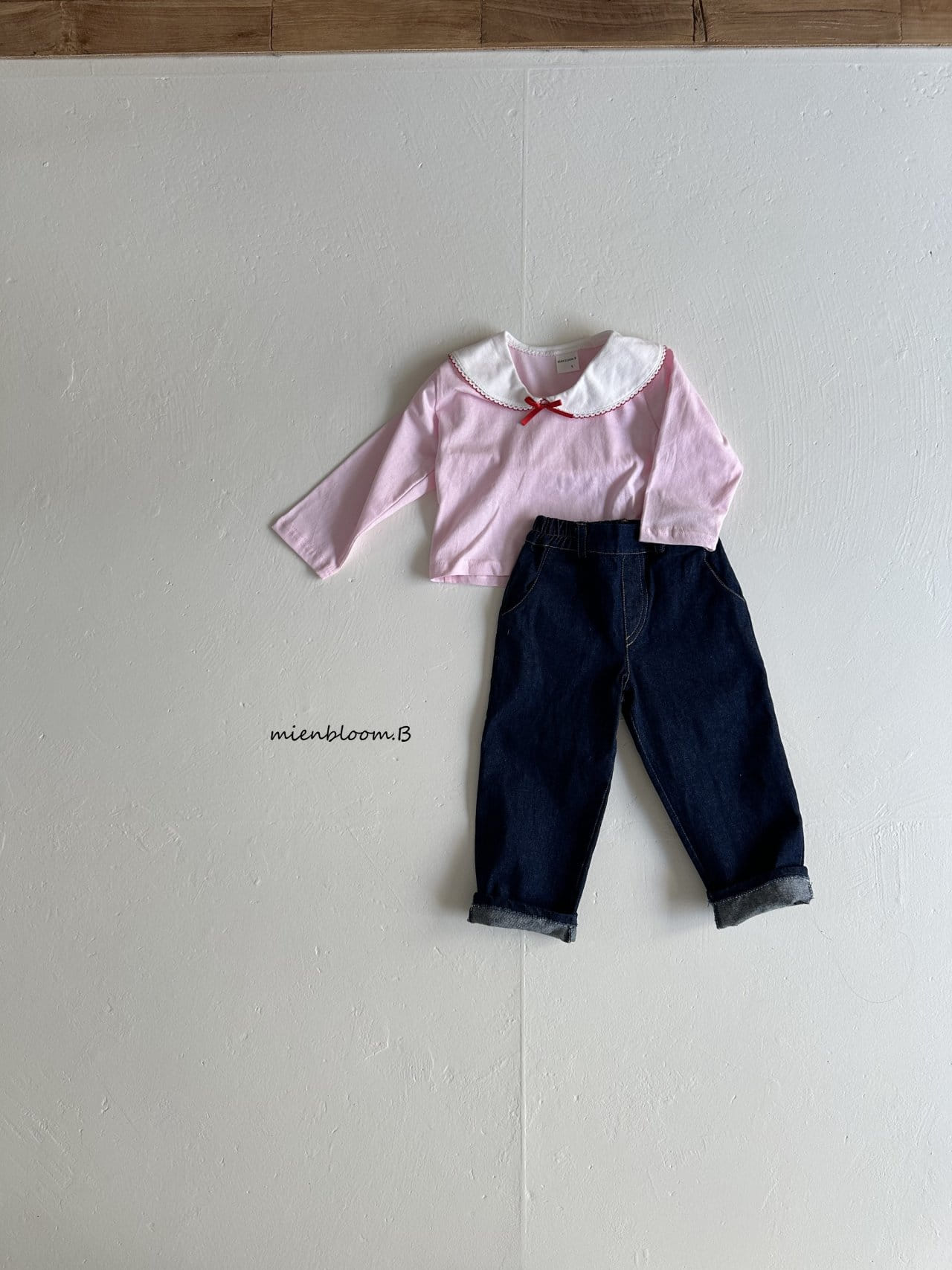 Mienbloom B - Korean Children Fashion - #childrensboutique - Denim Funny Pants - 9