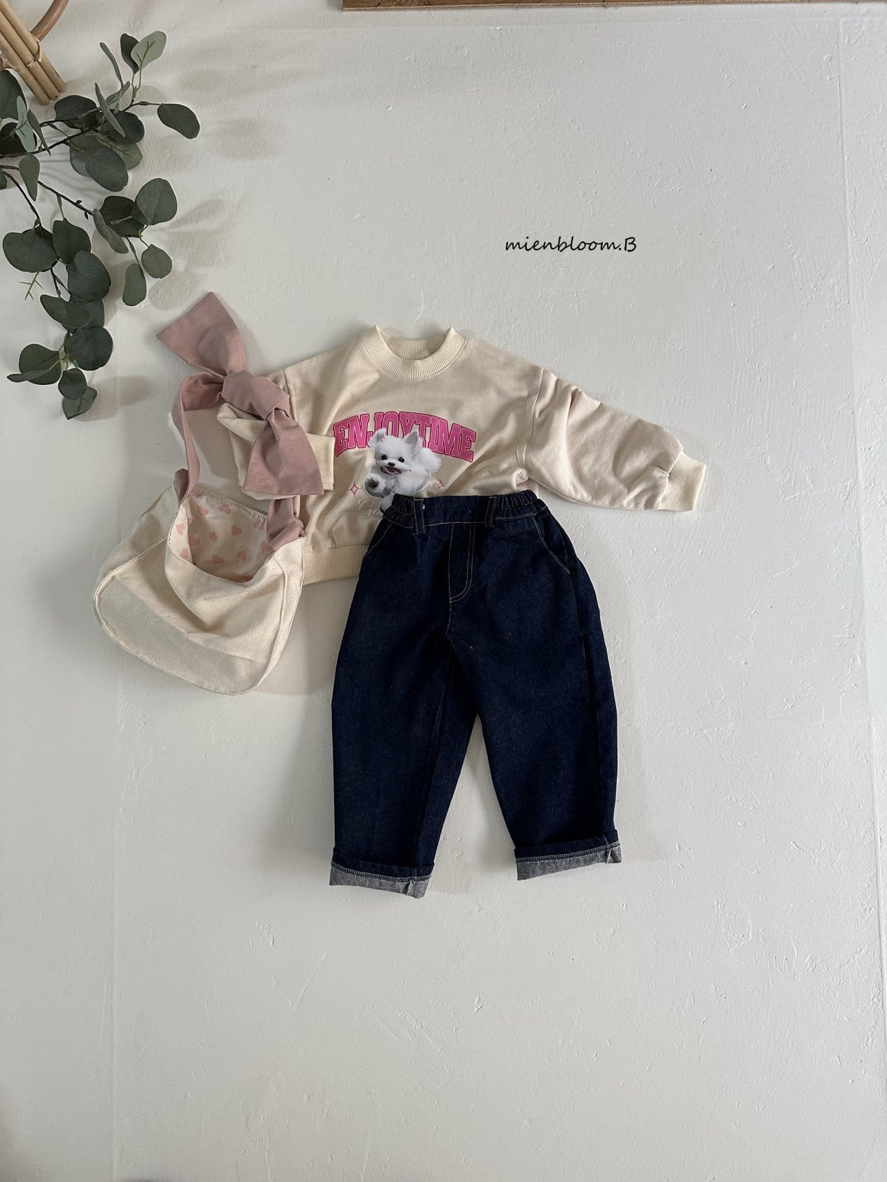 Mienbloom B - Korean Children Fashion - #childrensboutique - Maltese Sweatshirt - 5