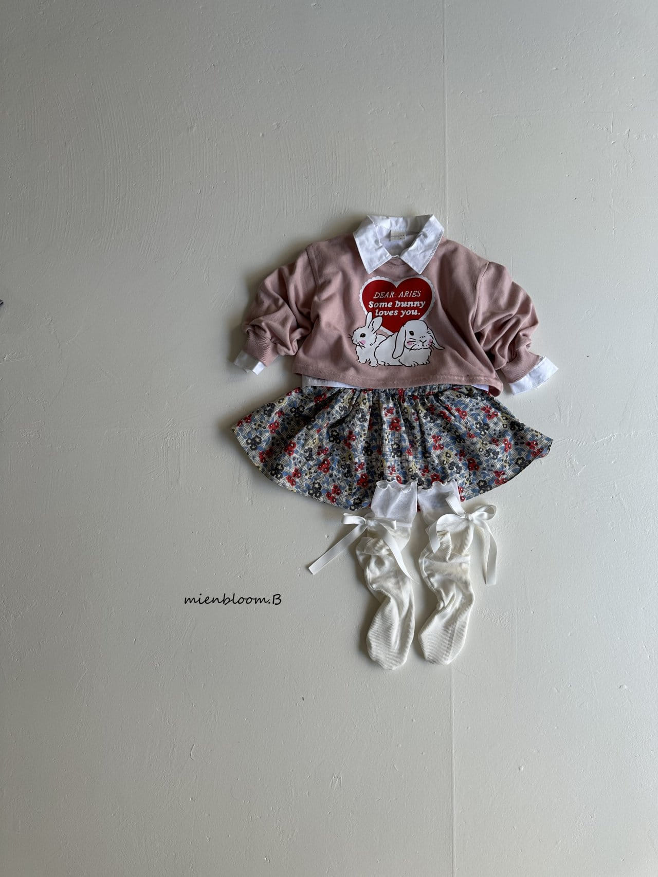 Mienbloom B - Korean Children Fashion - #discoveringself - Heart Rabbit Sweatshirt - 9