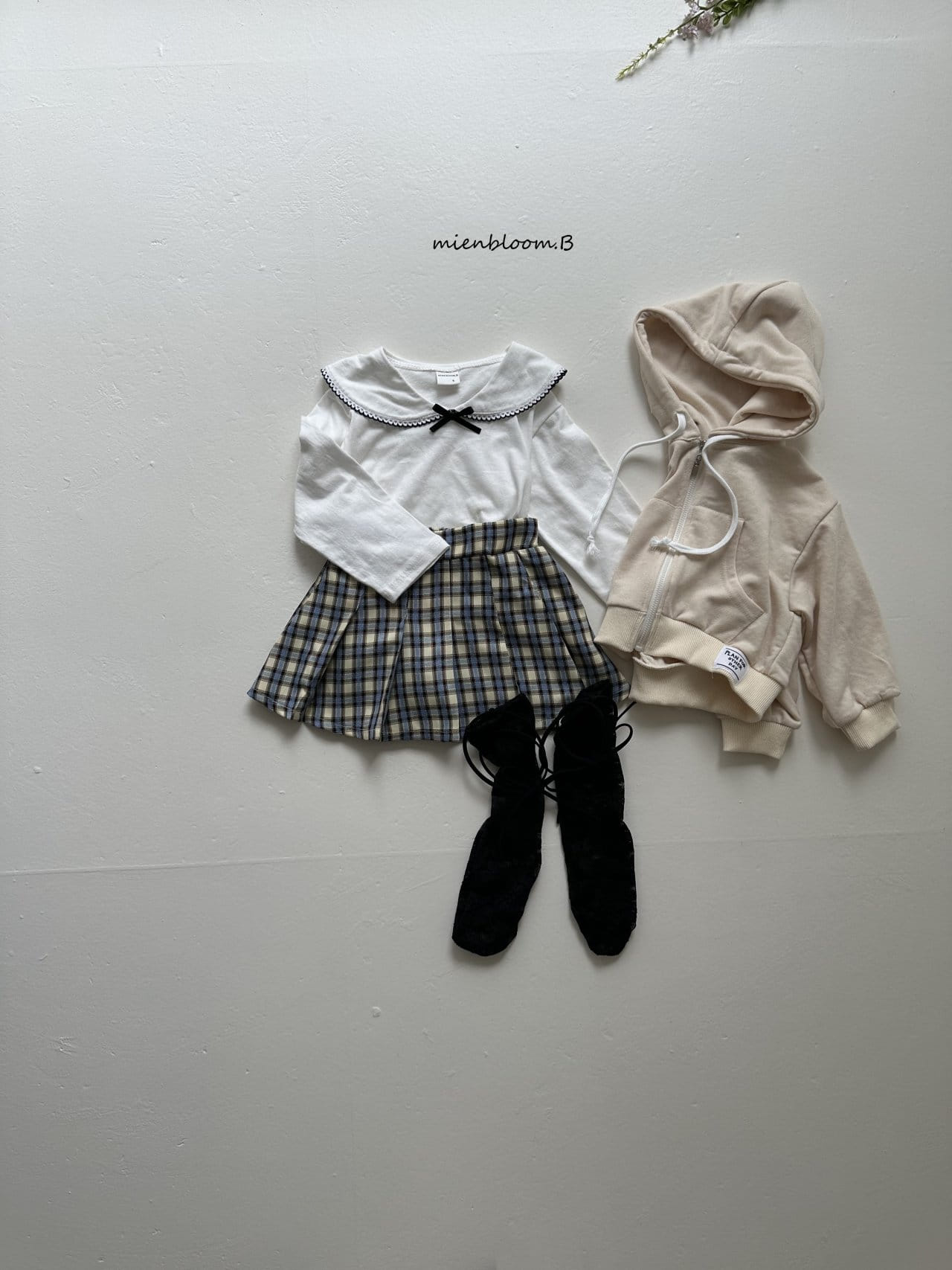 Mienbloom B - Korean Children Fashion - #kidsstore - Pico Collar Tee - 9