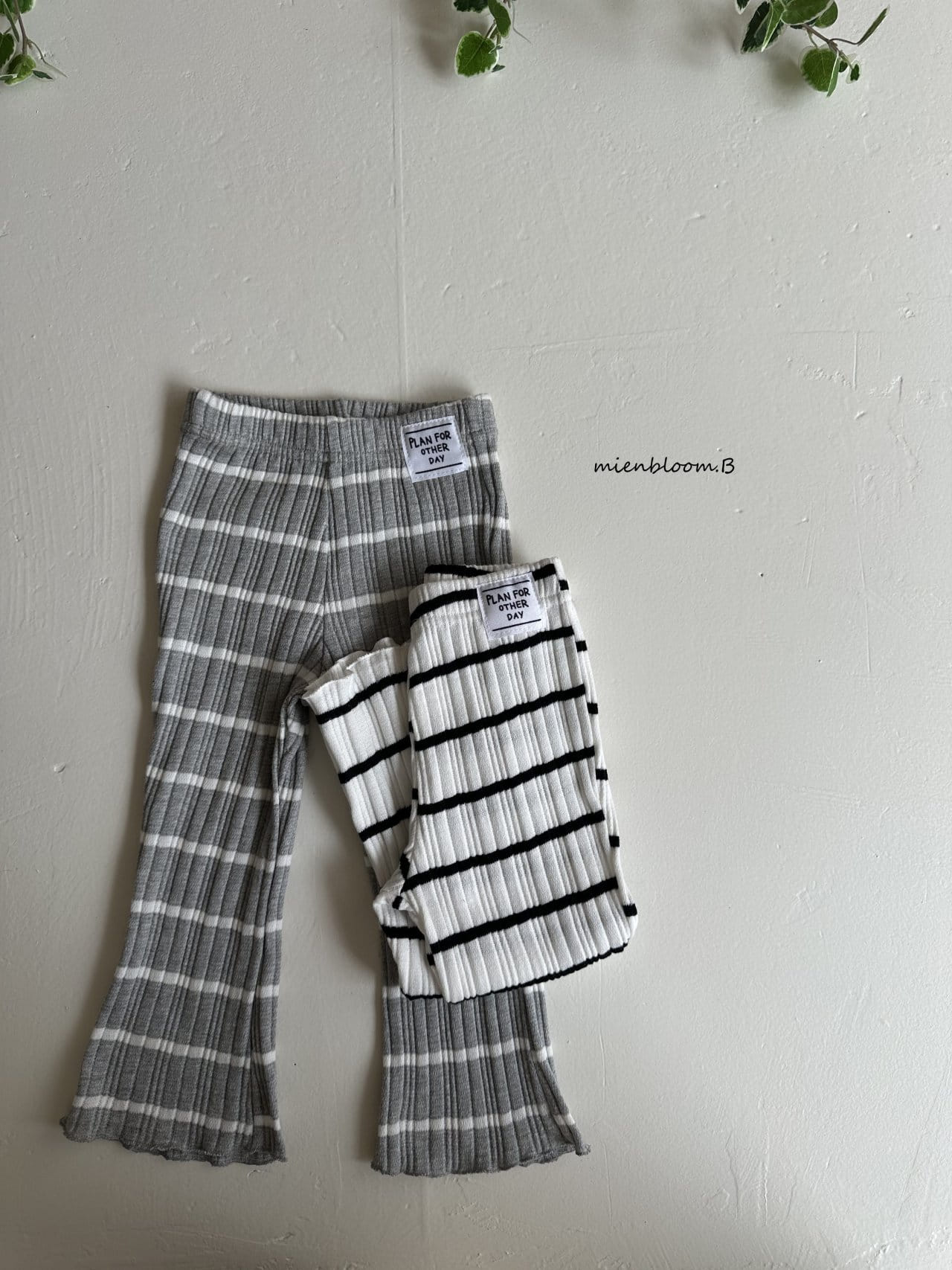 Mienbloom B - Korean Children Fashion - #kidsstore - ST Boots Cut Pants - 6