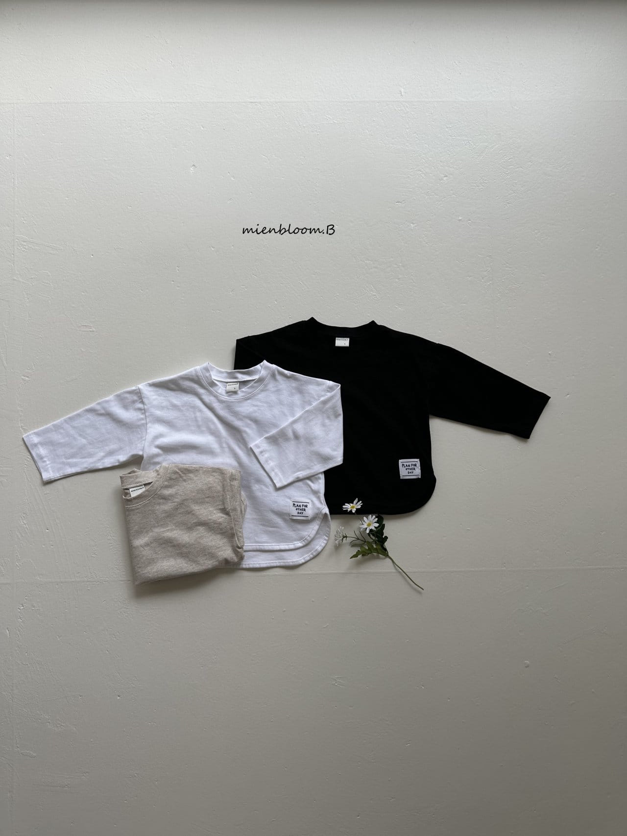 Mienbloom B - Korean Children Fashion - #kidzfashiontrend - Round  Label Tee - 9