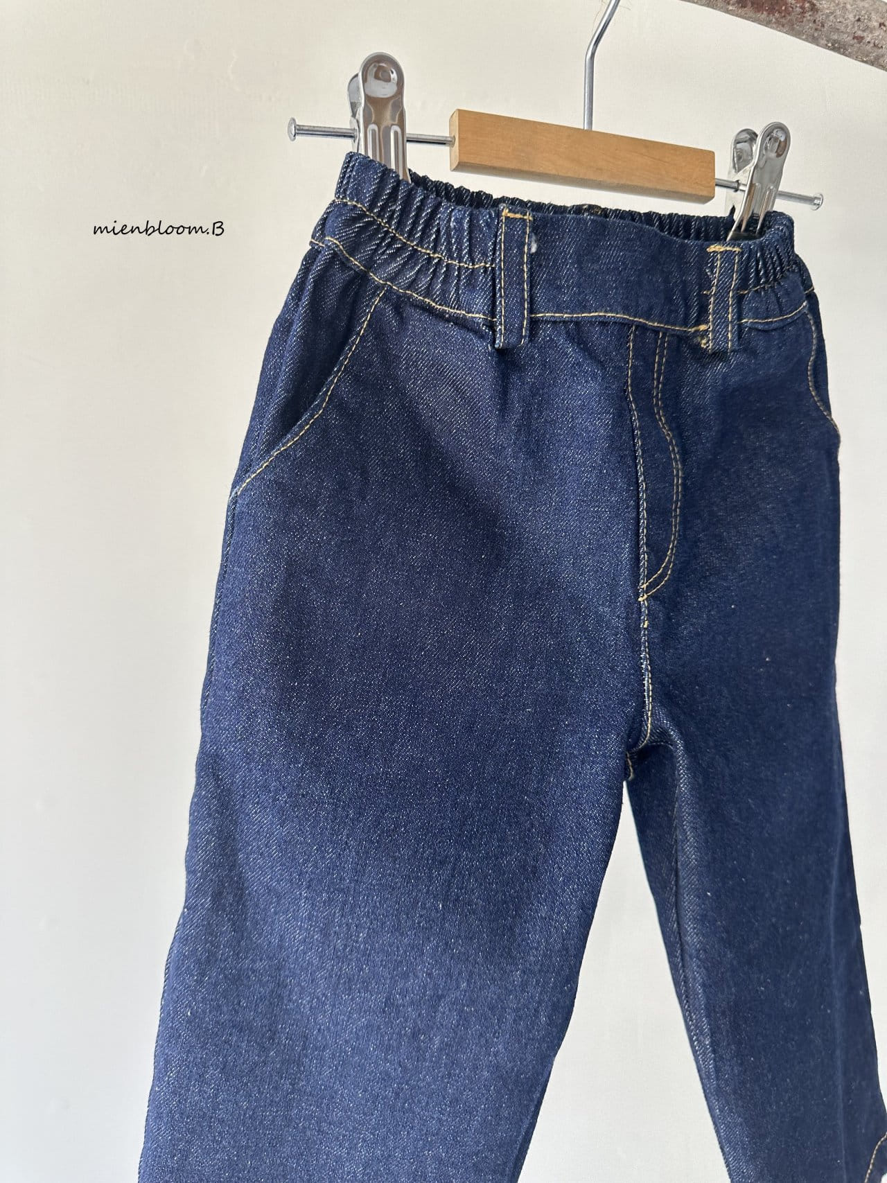 Mienbloom B - Korean Children Fashion - #littlefashionista - Denim Funny Pants