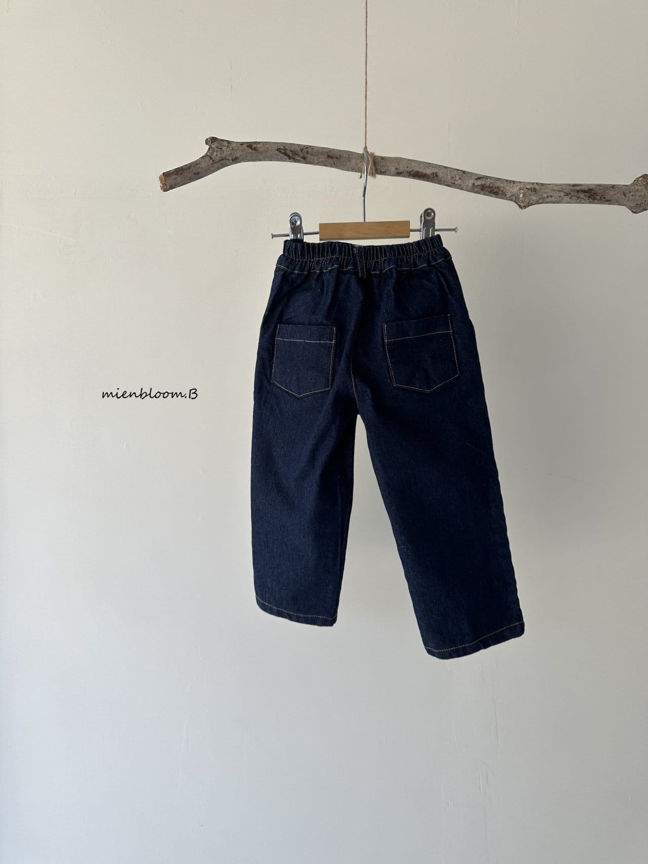Mienbloom B - Korean Children Fashion - #magicofchildhood - Denim Funny Pants - 2