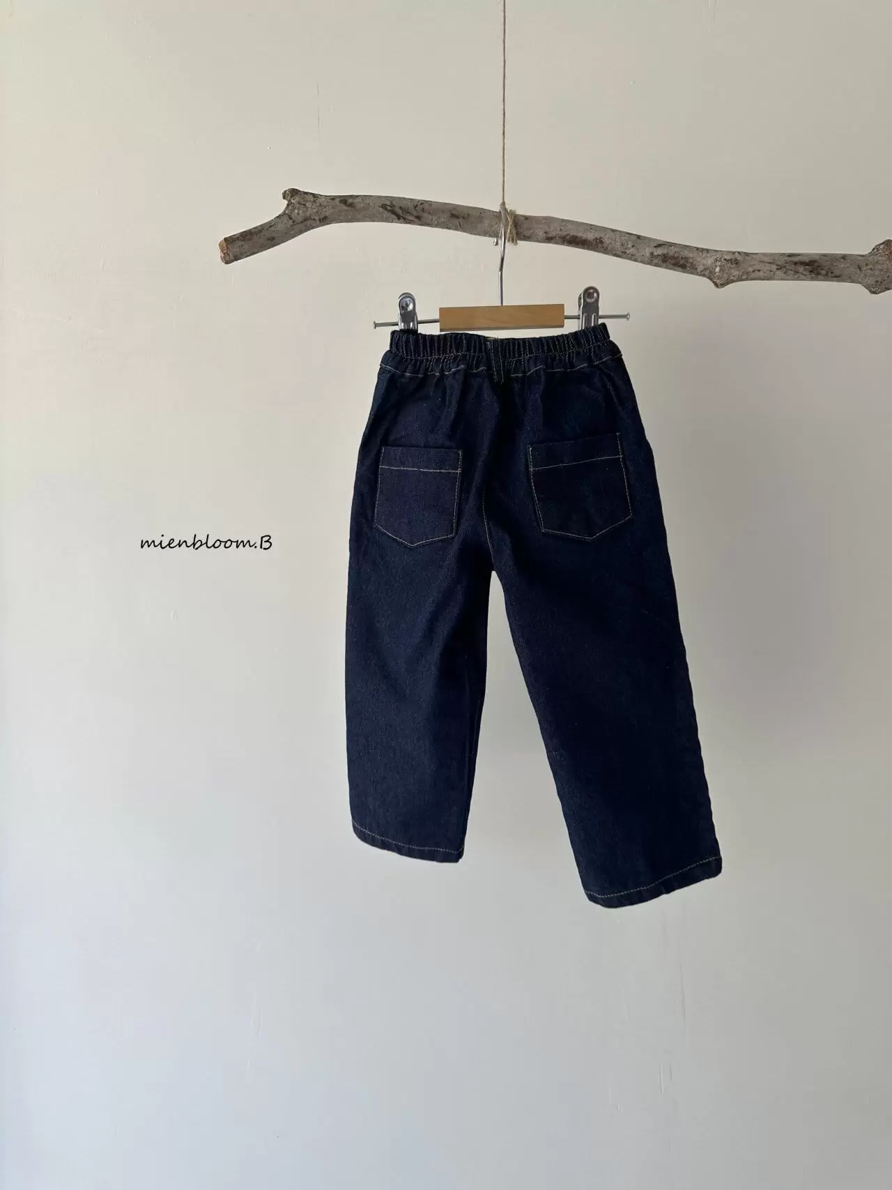 Mienbloom B - Korean Children Fashion - #magicofchildhood - Denim Funny Pants - 2