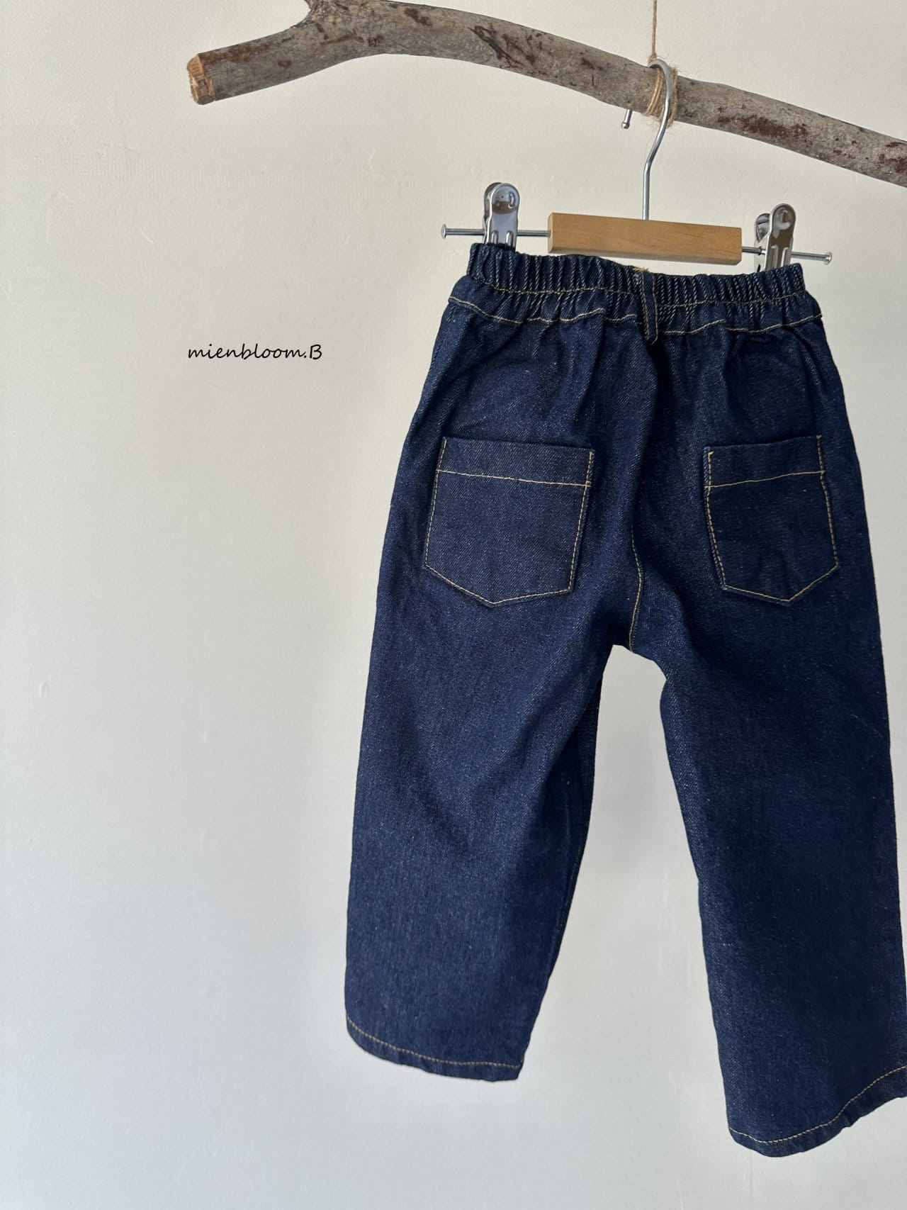 Mienbloom B - Korean Children Fashion - #minifashionista - Denim Funny Pants - 3