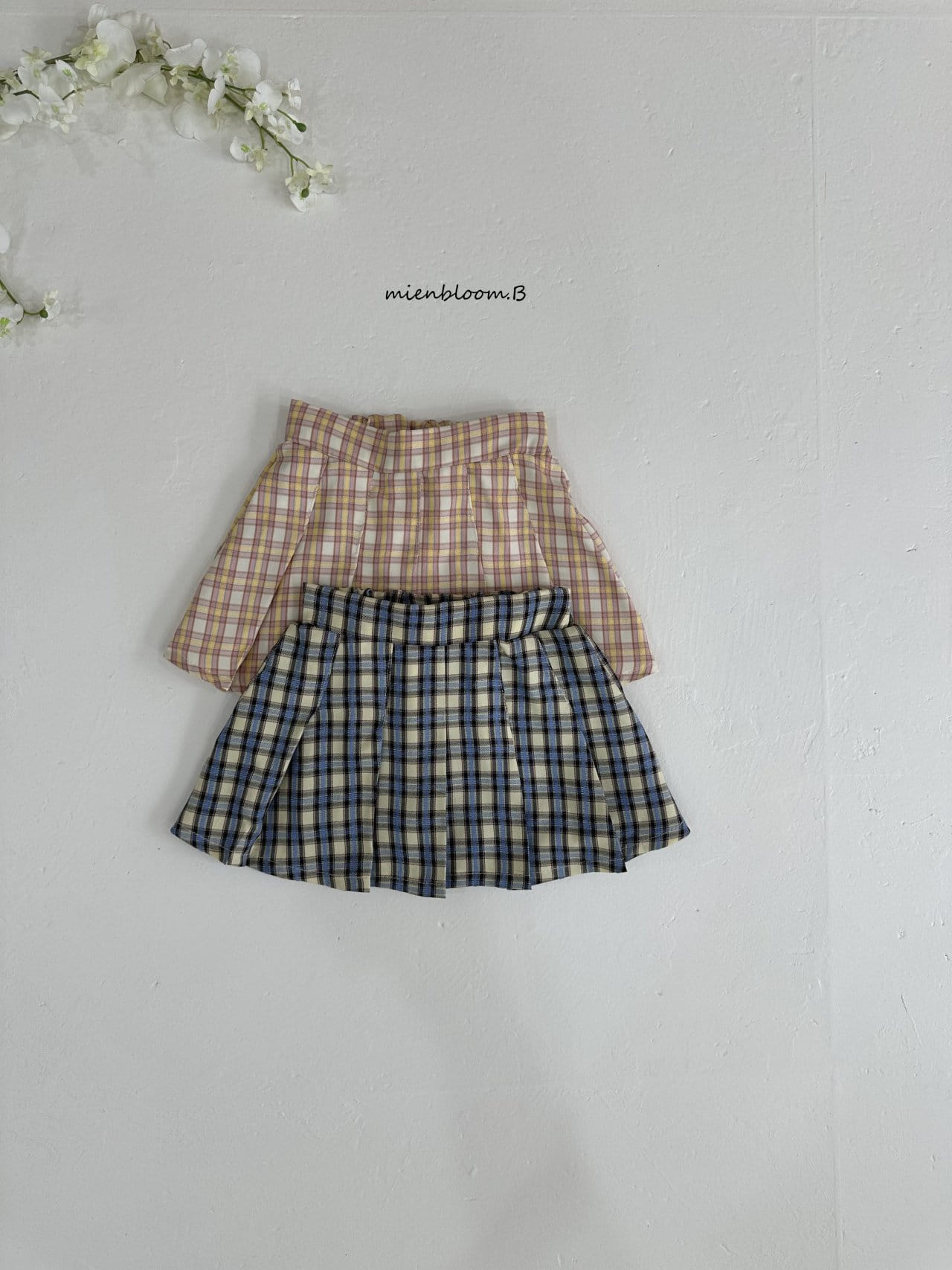 Mienbloom B - Korean Children Fashion - #minifashionista - Check High Teen - 7
