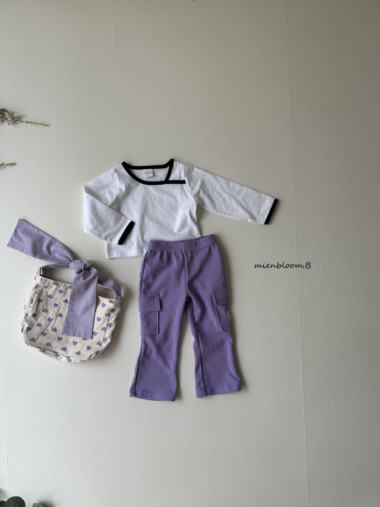 Mienbloom B - Korean Children Fashion - #minifashionista - Art Cargo Pants - 7