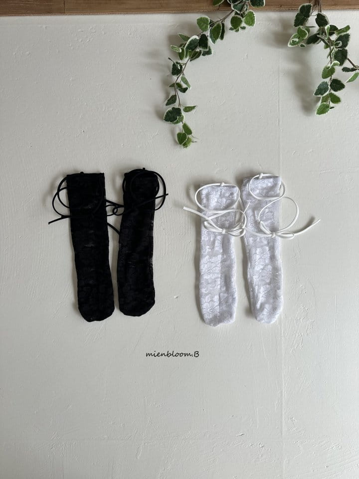 Mienbloom B - Korean Children Fashion - #minifashionista - mesh Lace Socks