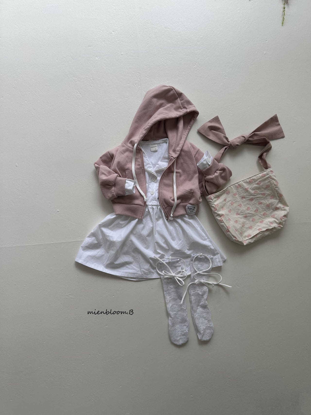 Mienbloom B - Korean Children Fashion - #prettylittlegirls - Hoody Zip Up - 5