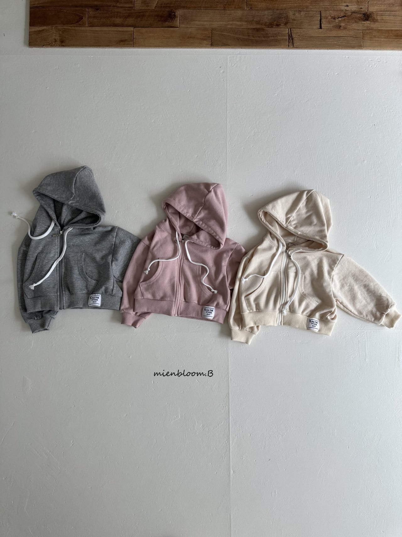 Mienbloom B - Korean Children Fashion - #stylishchildhood - Hoody Zip Up - 8