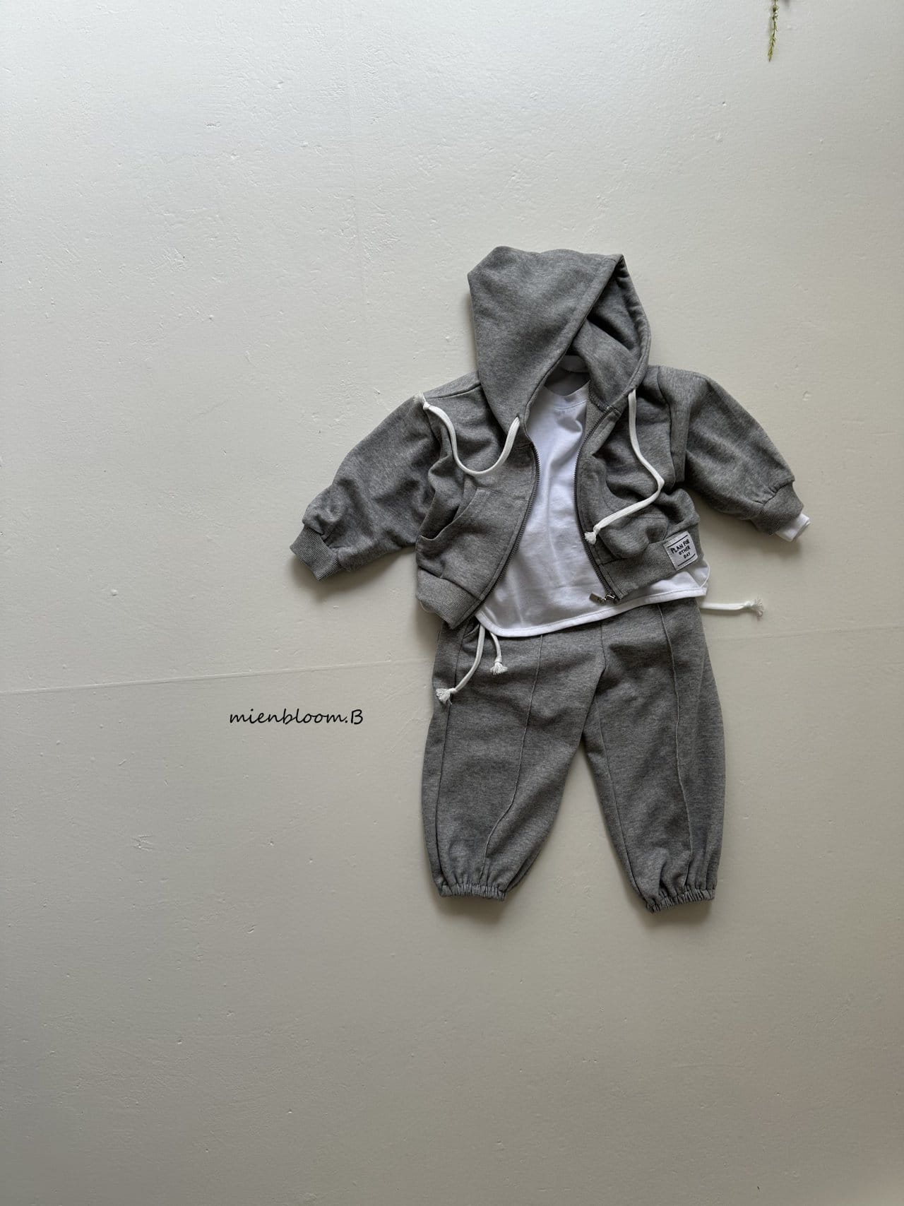 Mienbloom B - Korean Children Fashion - #todddlerfashion - Hoody Zip Up - 6