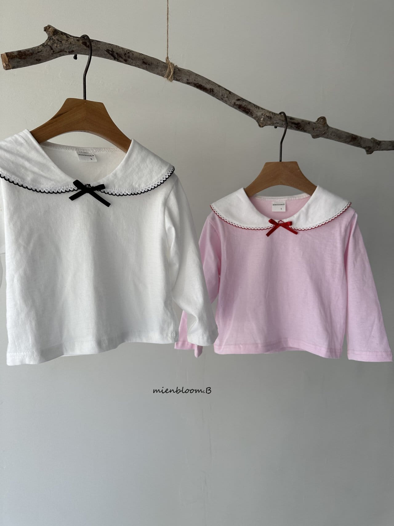 Mienbloom B - Korean Children Fashion - #toddlerclothing - Pico Collar Tee
