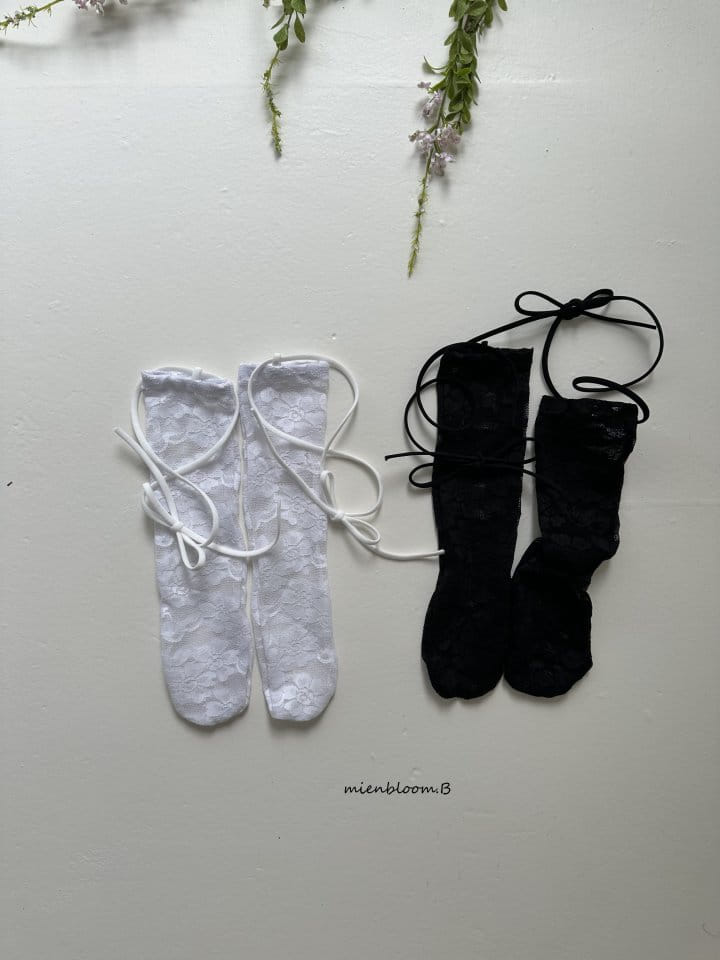 Mienbloom B - Korean Children Fashion - #todddlerfashion - mesh Lace Socks - 4
