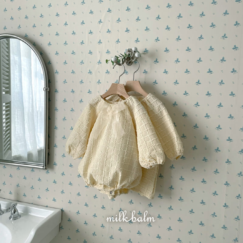 Milk Balm - Korean Baby Fashion - #babyboutique - Margaret Ribbon Body Suit - 6