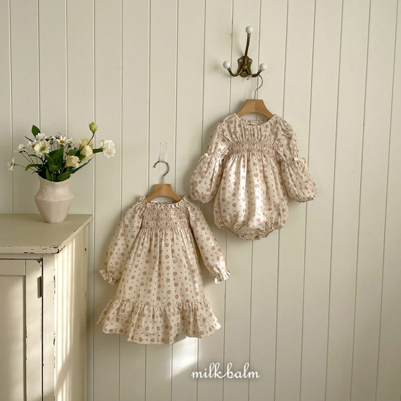 Milk Balm - Korean Baby Fashion - #babyboutique - Ella Smoking Body Suit - 3