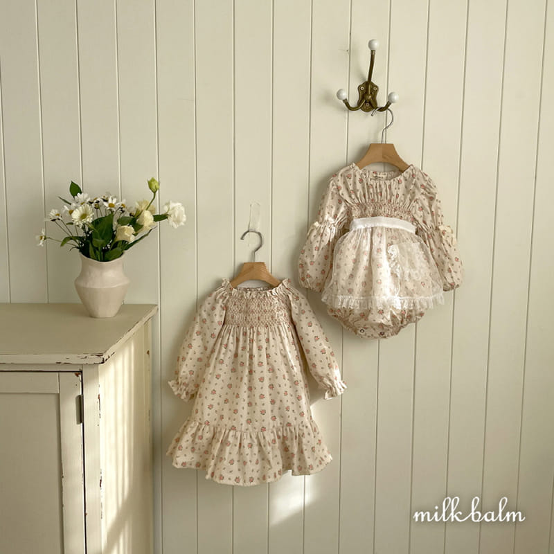 Milk Balm - Korean Baby Fashion - #babyboutique - Ella Smoking Body Suit - 4