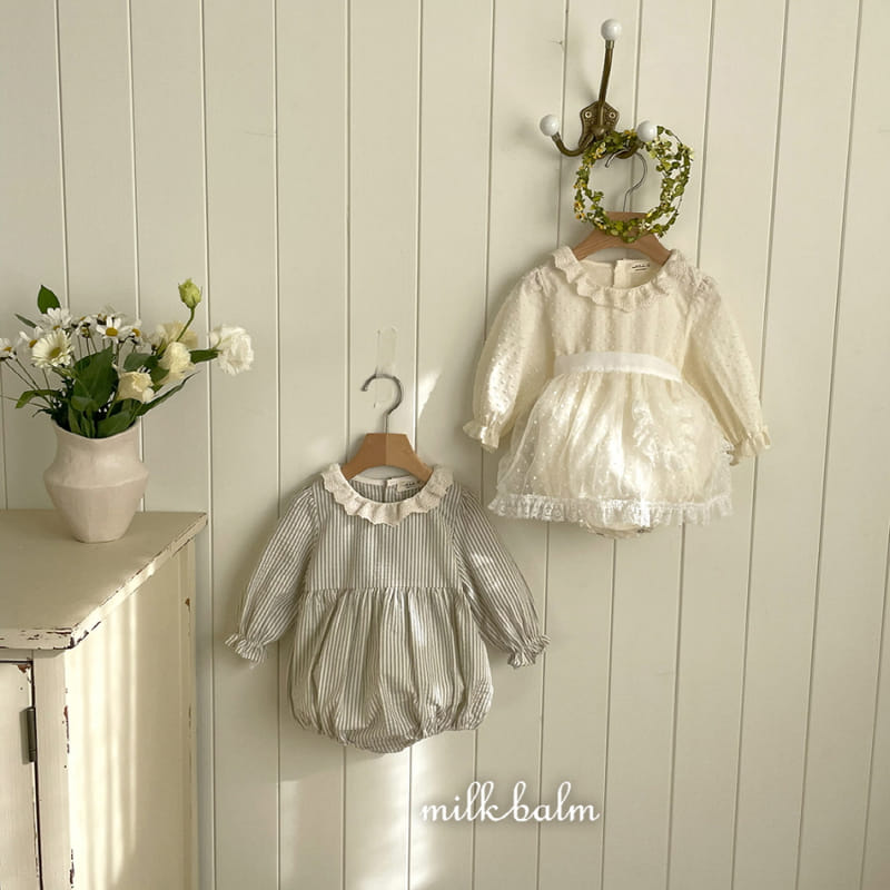 Milk Balm - Korean Baby Fashion - #babyboutique - Irene Frill Body Suit - 4