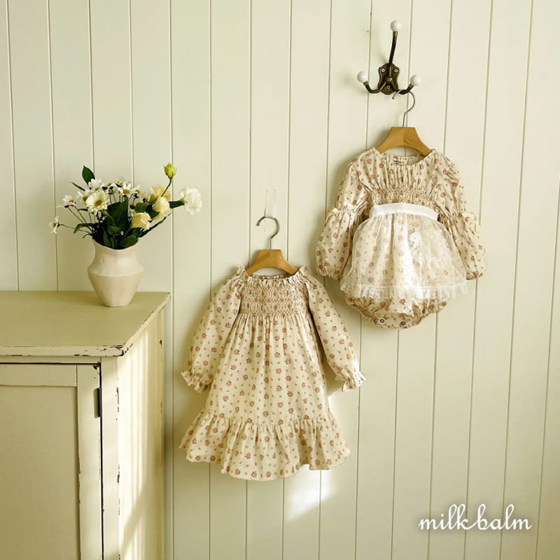 Milk Balm - Korean Baby Fashion - #babyfashion - Ella Smoking Body Suit - 7