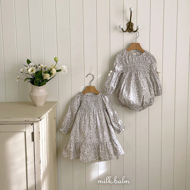 Milk Balm - Korean Baby Fashion - #babyfever - Ella Smoking Body Suit - 8