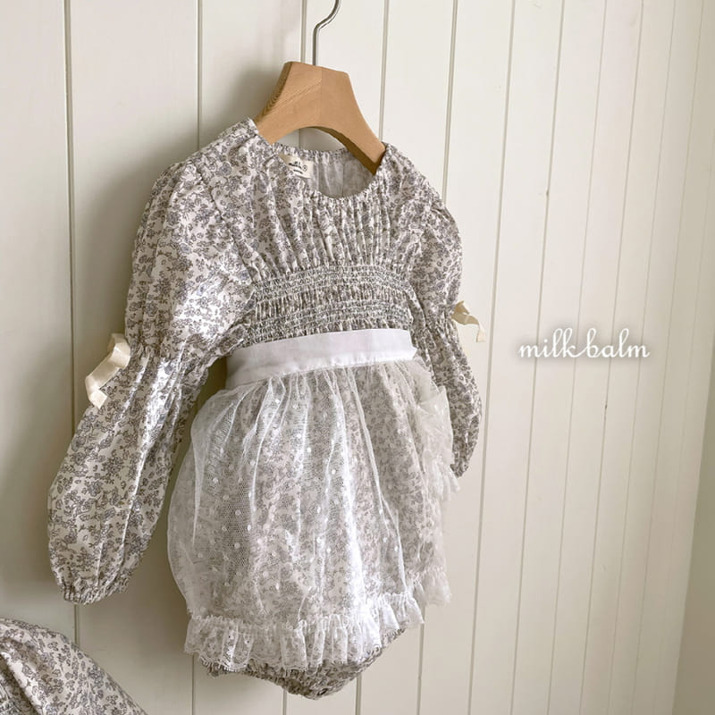 Milk Balm - Korean Baby Fashion - #babygirlfashion - Ella Smoking Body Suit - 9