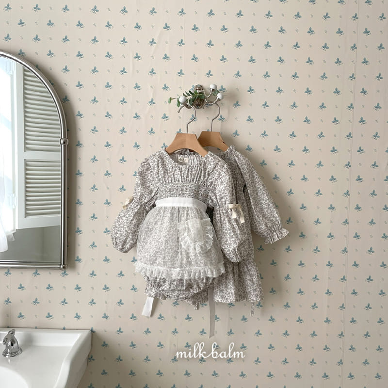 Milk Balm - Korean Baby Fashion - #onlinebabyboutique - Ella Smoking Body Suit