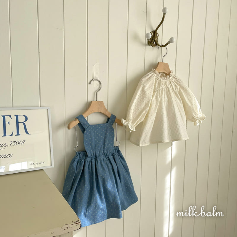 Milk Balm - Korean Children Fashion - #discoveringself - Irene Dungarees Skirt - 3