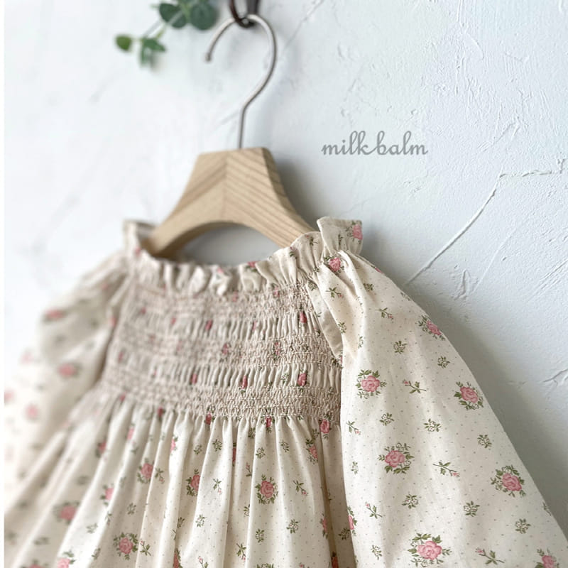 Milk Balm - Korean Children Fashion - #toddlerclothing - Ella Smoking One-Piece - 2