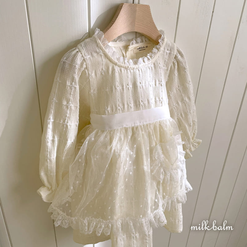 Milk Balm - Korean Children Fashion - #toddlerclothing - Morin One-Piece