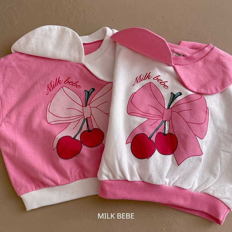 Milk Bebe - Korean Children Fashion - #prettylittlegirls - Cherry Tee - 5